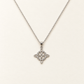 Colgante Nudo de Bruja en Plata 925 Rodiada con Cadena – 20 mm