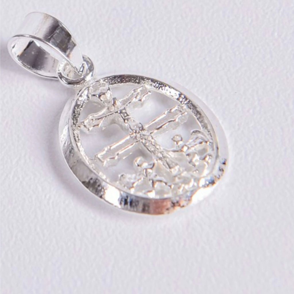Dije Cruz de Caravaca Plata 925 Selección Aura Plena