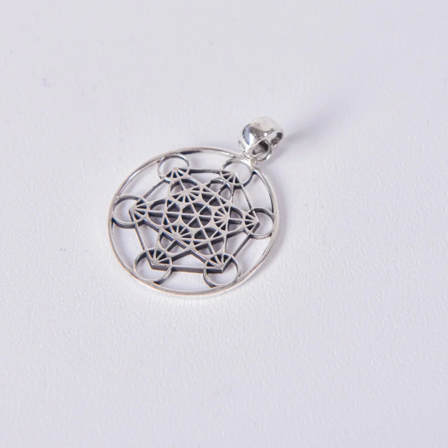 Dije Metatrón de Plata Esterlina 20mm
