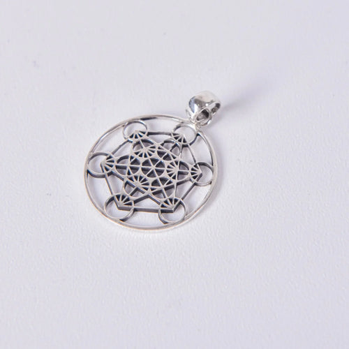 Dije Metatrón de Plata Esterlina 20mm