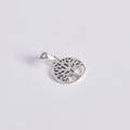 Colgante Árbol de la Vida en plata de ley 925 pulida, diámetro 11mm, selección exclusiva de Aura Plena