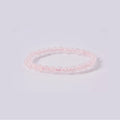 Pulsera Elástica, de Cuarzo Rosa Natural, tipo cuenta