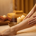 Masaje para piernas cansadas en Aura Plena, Ventas, Madrid