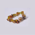 Pulsera de Granate verde Natural, tipo chip