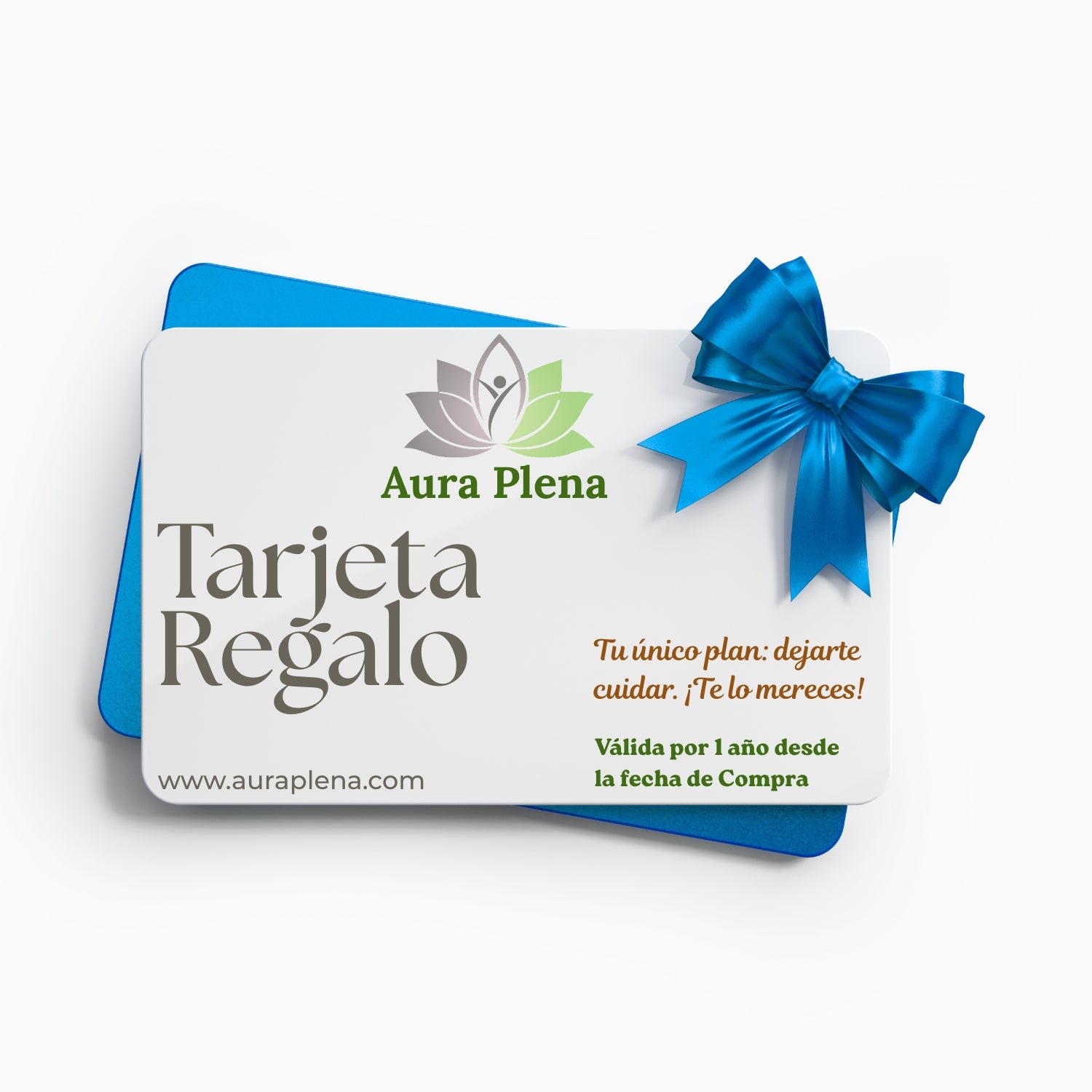 Tarjeta regalo digital Aura Plena 120€ para minerales, joyería, bienestar y masajes en Madrid.